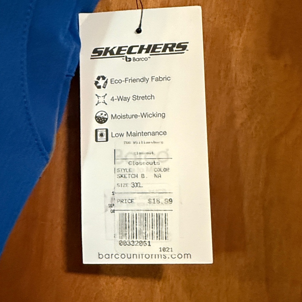 NWT Blue Skechers Scrub Pants - Picture 4 of 5